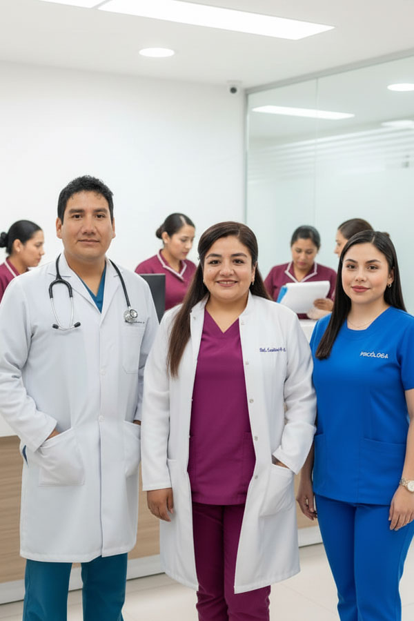 Especialistas del Centro Médico Señor de Huanca