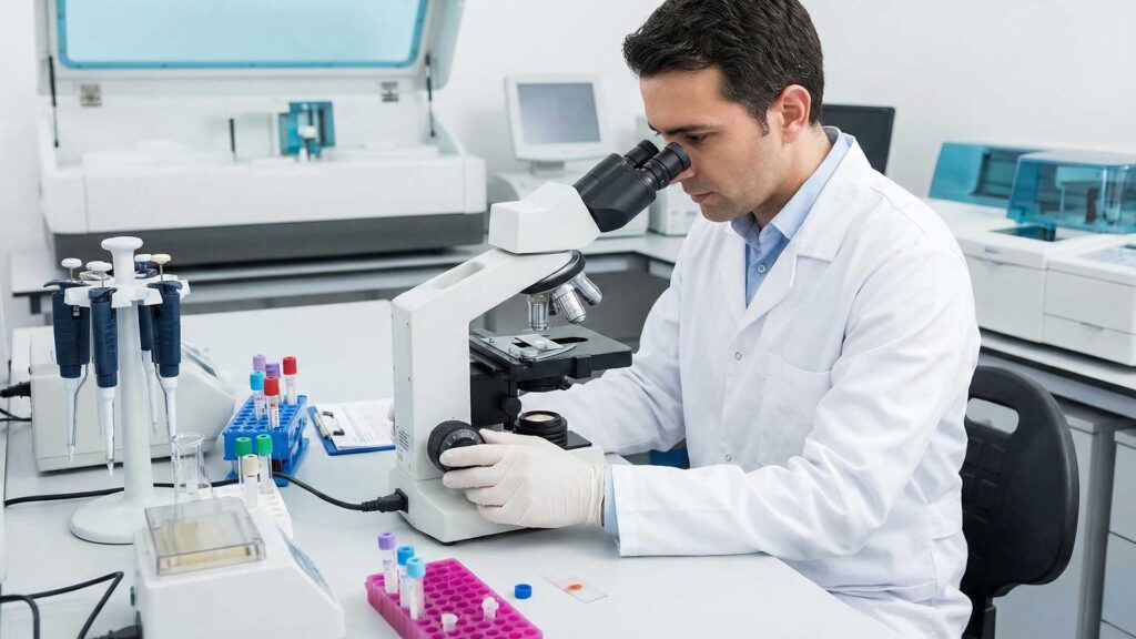 Laboratorio en Centro Médico Señor de Huanca